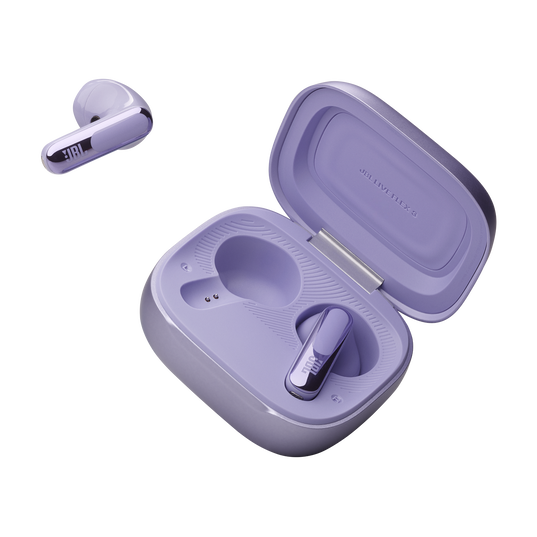 JBL Live Flex 3 - Purple - True wireless noise-cancelling open-stick earbuds - Detailshot 7